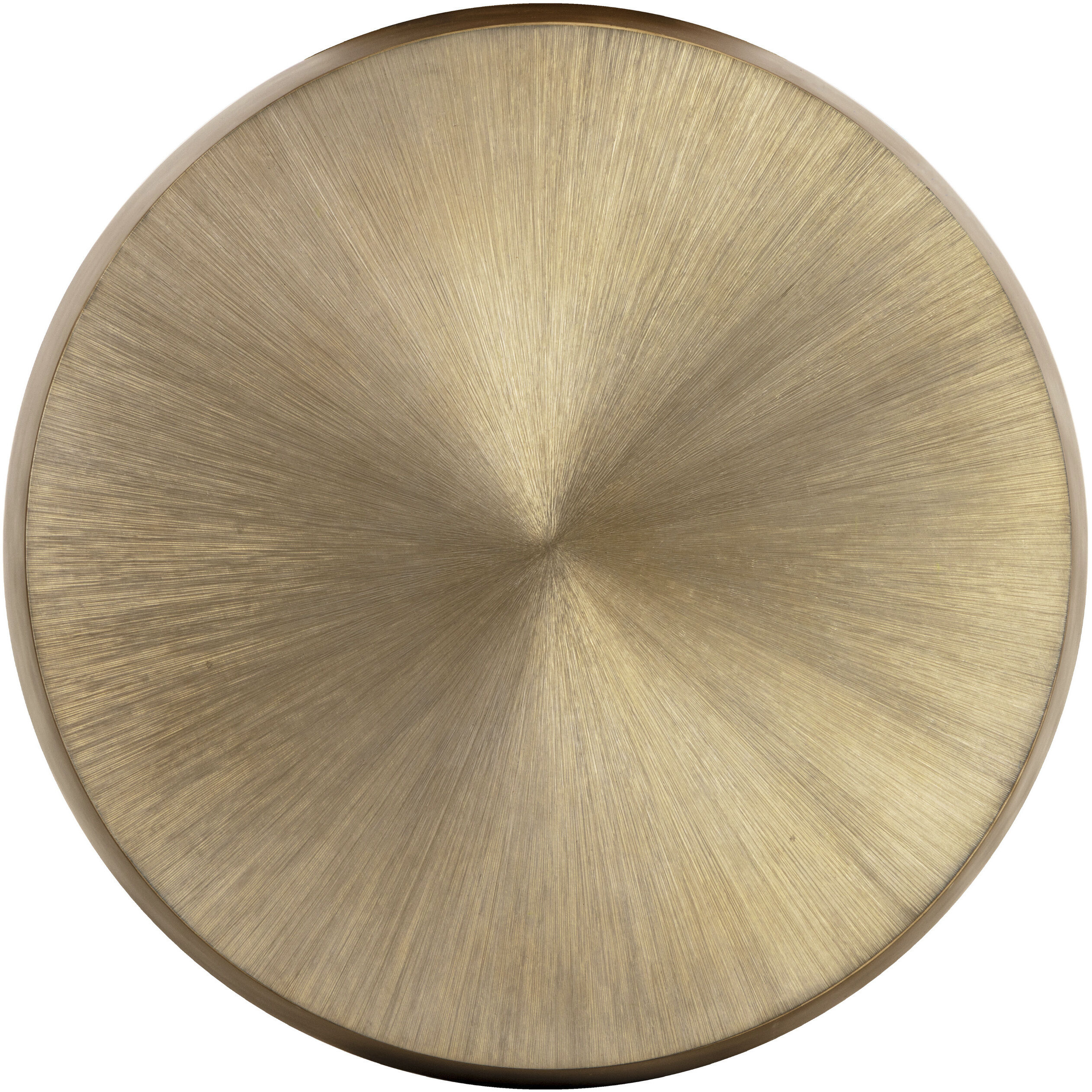 Creed 34.25 X 15 inch Antique Gold Coffee Table, Small